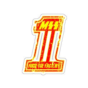 F*** The Factory Kiss-Cut Stickers